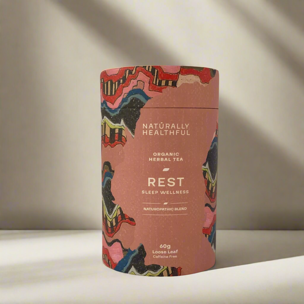 Rest sleep wellness tea cylinder