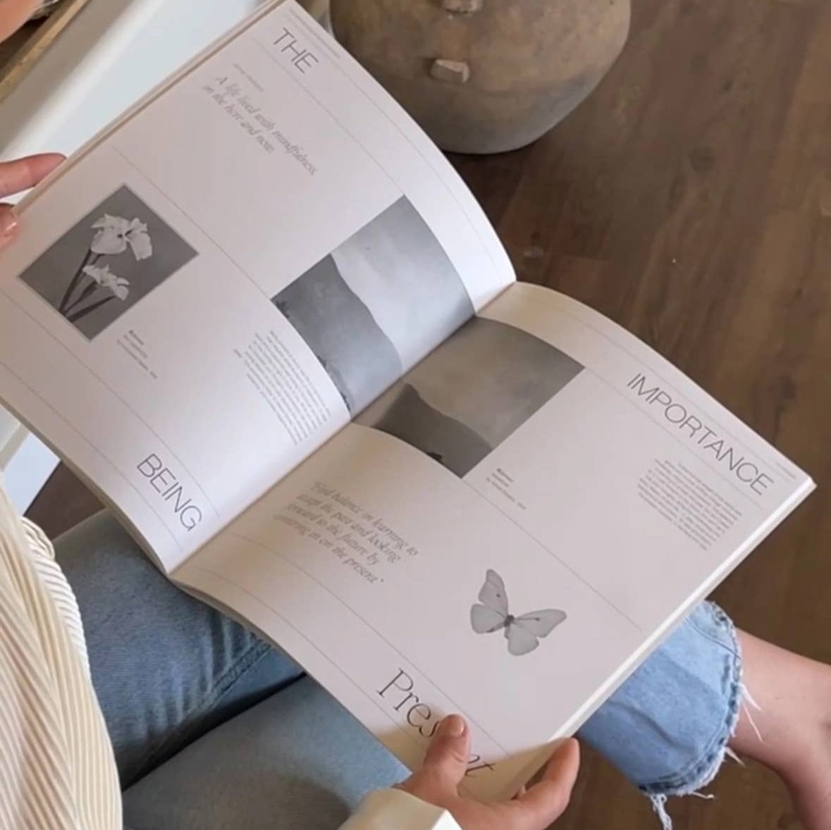 Be in the present journal page