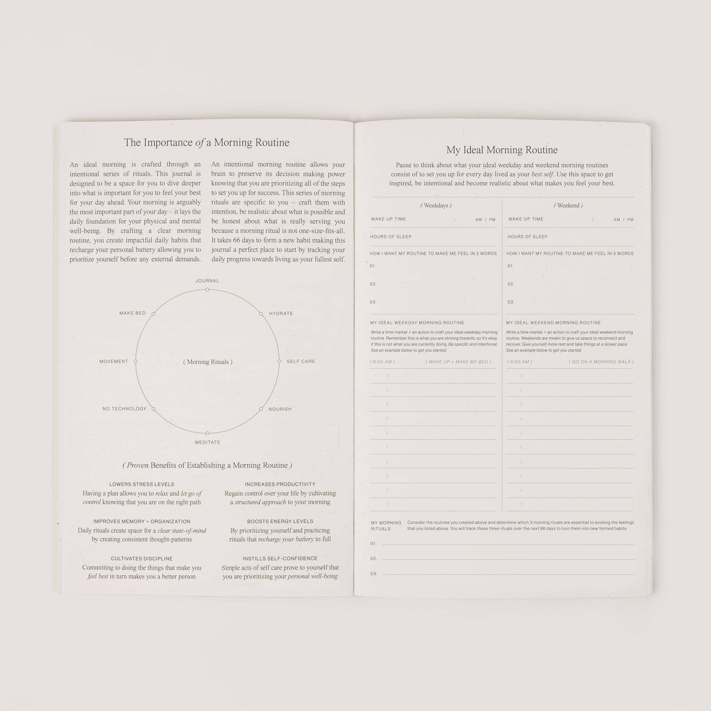 How to set your ideal morning routine page