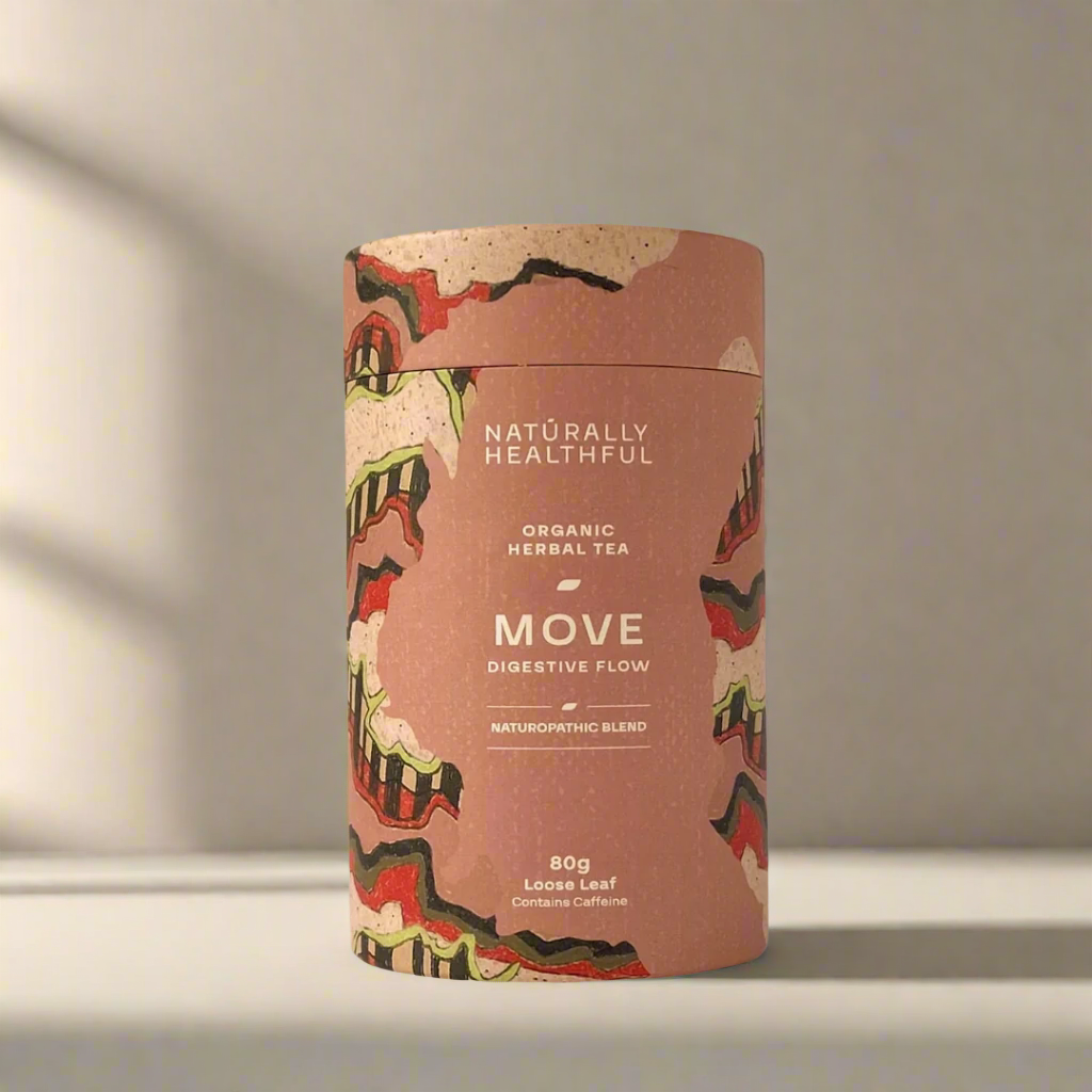 Organic digestive flow loose leaf tea