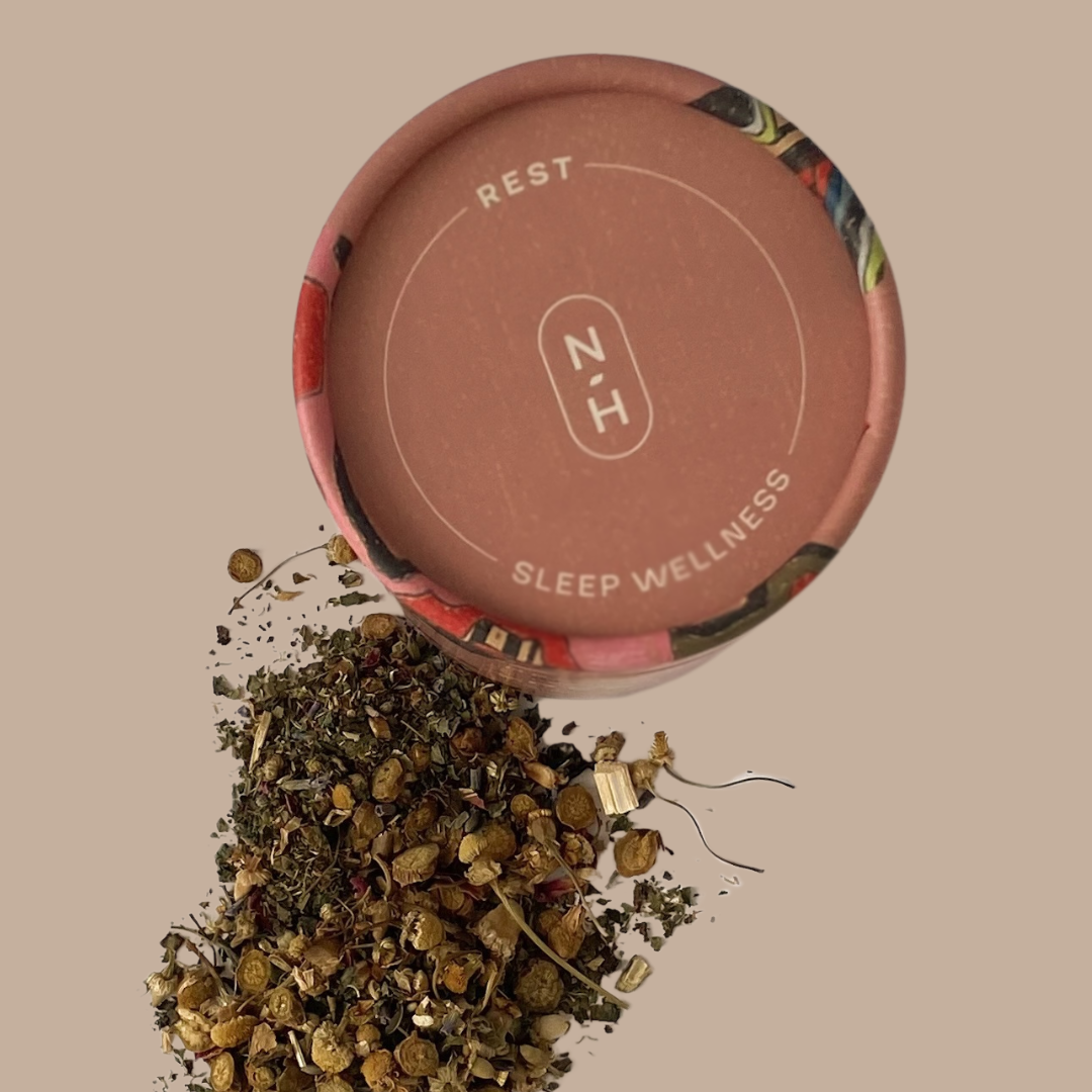 Organic rest wellness tea, loose leaf, by Naturally Healthful