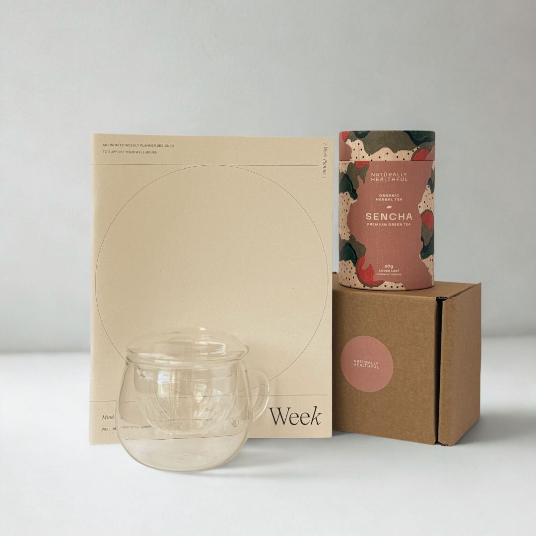 Naturally healthful origami gift card