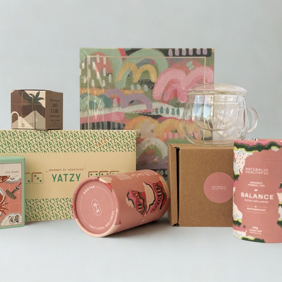 Naturally healthful origami gift card