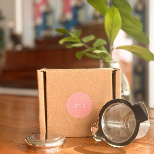 Tea infuser with lid (boxed)