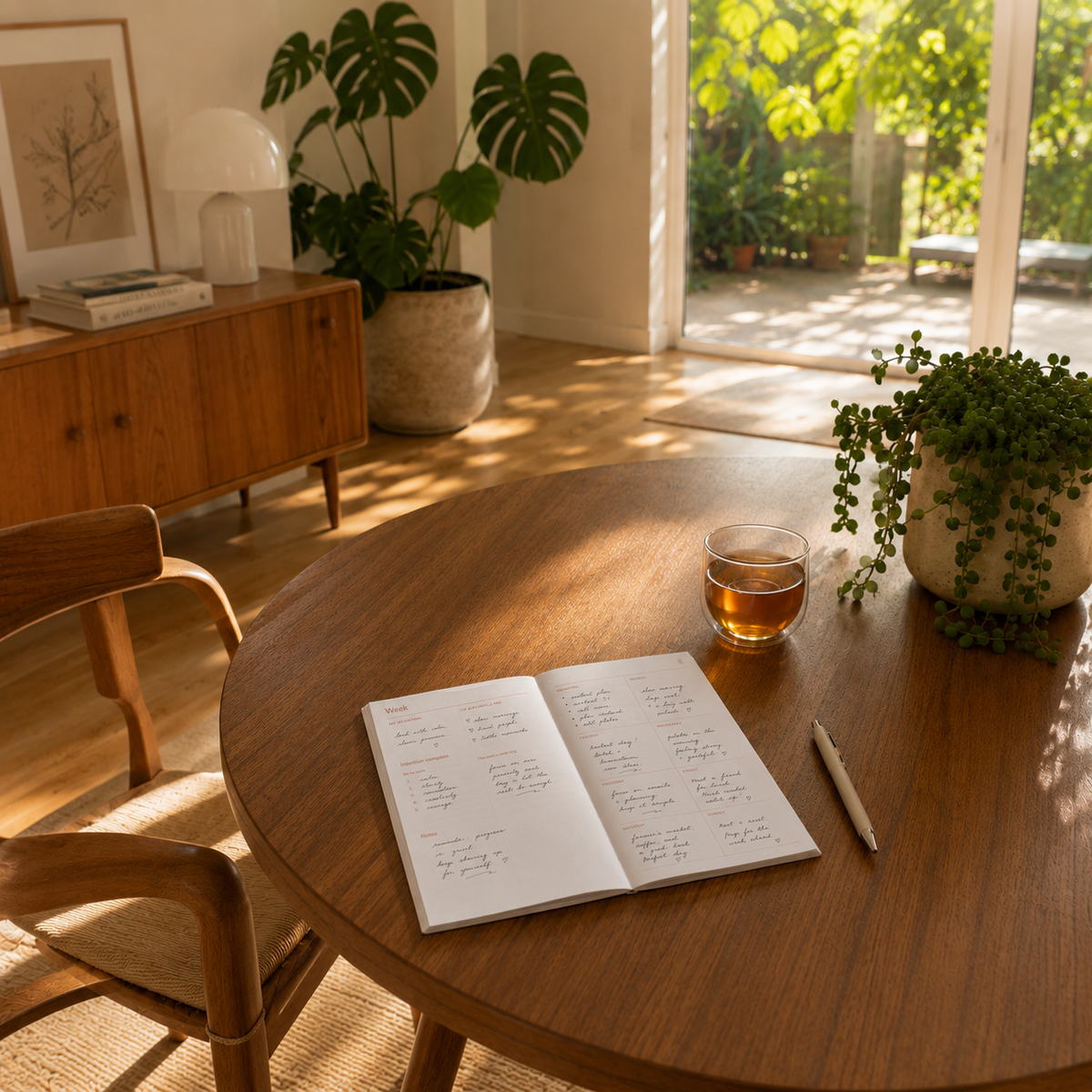Purposeful weekly planner
